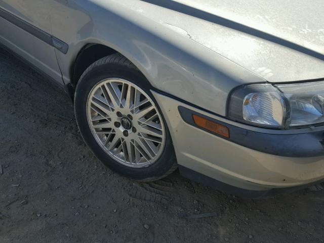 YV1TS90D311151290 - 2001 VOLVO S80 T6 SILVER photo 9