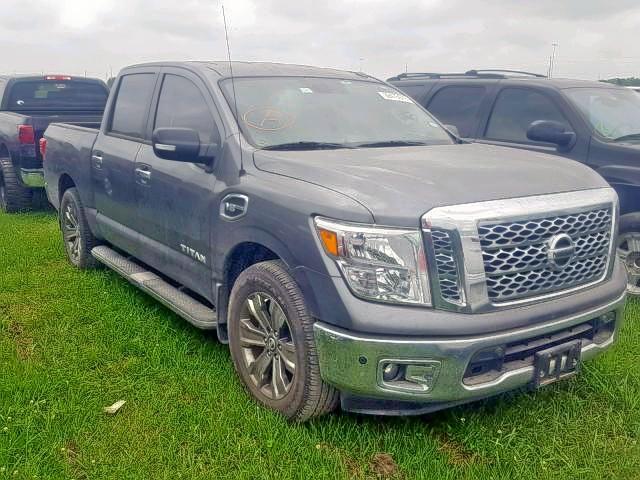 1N6AA1E6XHN532470 - 2017 NISSAN TITAN SV GRAY photo 1