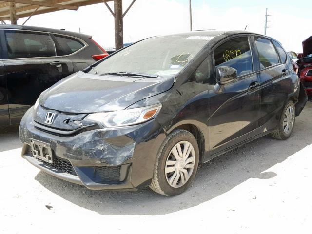 JHMGK5H55GX025448 - 2016 HONDA FIT LX BLACK photo 2