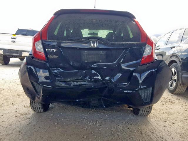 JHMGK5H55GX025448 - 2016 HONDA FIT LX BLACK photo 9