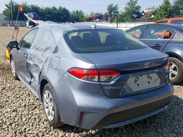 JTDEPRAE0LJ024359 - 2020 TOYOTA COROLLA LE GRAY photo 3