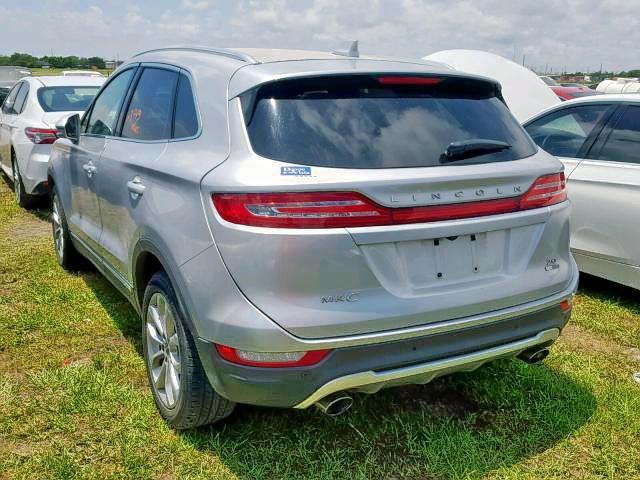 5LMCJ2C94GUJ04826 - 2016 LINCOLN MKC SELECT SILVER photo 3