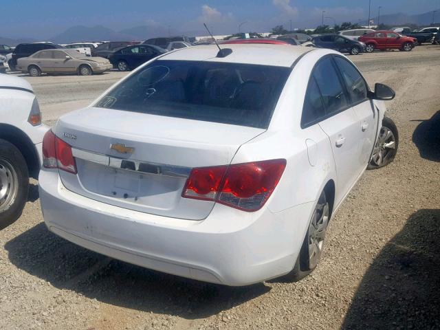 1G1PA5SG8F7161059 - 2015 CHEVROLET CRUZE LS WHITE photo 4