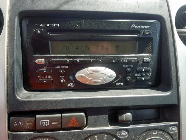 JTLKT334450188307 - 2005 TOYOTA SCION XB 绿色 照片 9