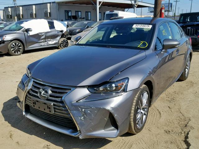 JTHBA1D25K5094713 - 2019 LEXUS IS 300 GRAY photo 2