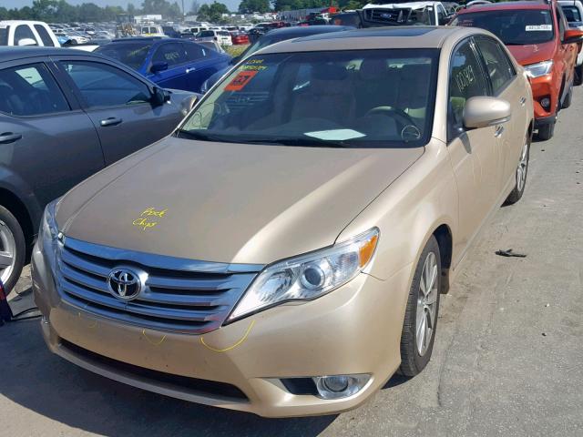 4T1BK3DB8BU432990 - 2011 TOYOTA AVALON BAS GOLD photo 2