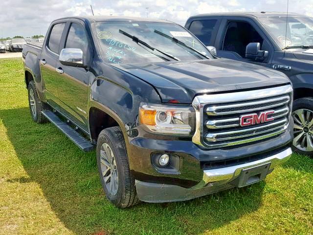 1GTG6DE39G1146585 - 2016 GMC CANYON SLT BLACK photo 1