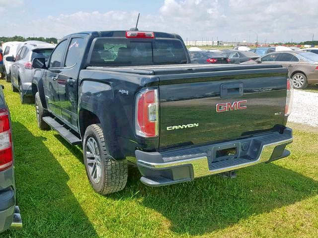 1GTG6DE39G1146585 - 2016 GMC CANYON SLT BLACK photo 3