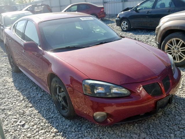 2G2WP522741313885 - 2004 PONTIAC GRAND PRIX MAROON photo 1