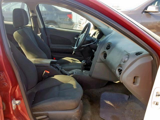 2G2WP522741313885 - 2004 PONTIAC GRAND PRIX MAROON photo 5