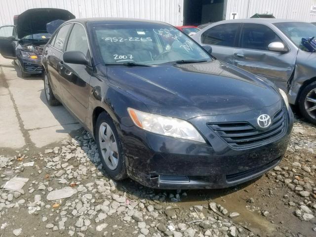 4T1BE46K37U572995 - 2007 TOYOTA CAMRY NEW BLACK photo 1