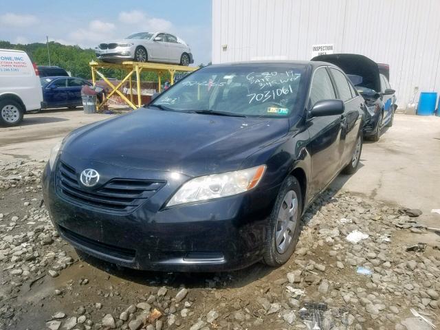 4T1BE46K37U572995 - 2007 TOYOTA CAMRY NEW BLACK photo 2