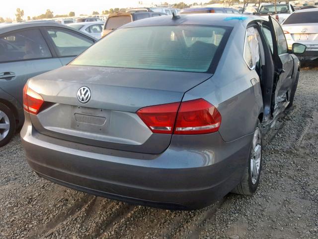 1VWBP7A33DC064881 - 2013 VOLKSWAGEN PASSAT SE CHARCOAL photo 4