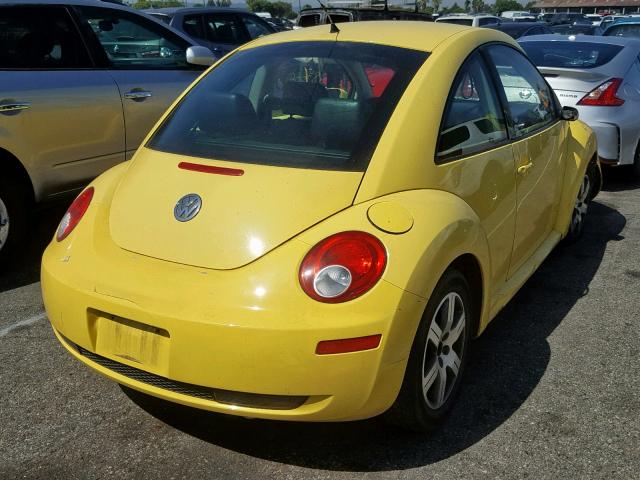 3VWPG31C46M402045 - 2006 VOLKSWAGEN NEW BEETLE YELLOW photo 4