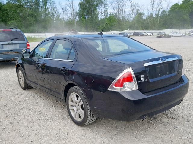 3FAHP08149R170232 - 2009 FORD FUSION SEL BLACK photo 3