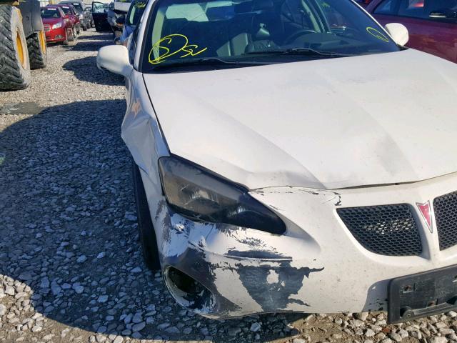 2G2WS522441160199 - 2004 PONTIAC GRAND PRIX WHITE photo 9