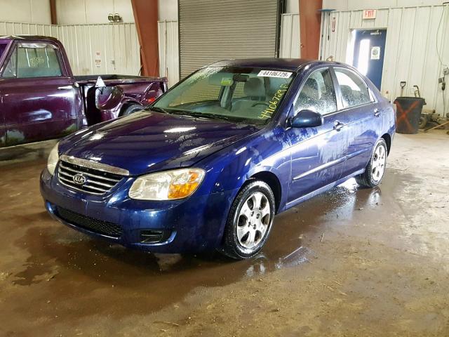 KNAFE121175436017 - 2007 KIA SPECTRA EX BLUE photo 2