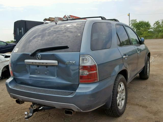 2HNYD18865H557838 - 2005 ACURA MDX TOURIN BLUE photo 4