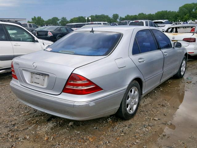 WDBNG75J6YA077925 - 2000 MERCEDES-BENZ S 500 SILVER photo 4