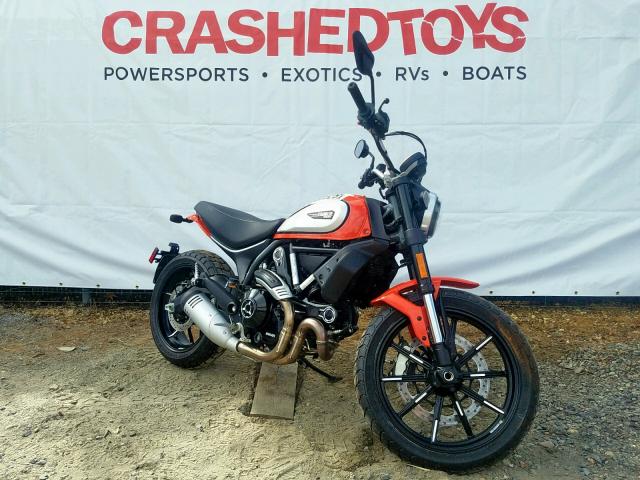 ML0KAFPM5KT015872 - 2019 DUCATI SCRAMBLER ORANGE photo 9