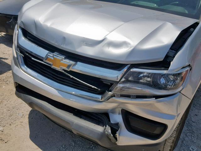 1GCHSBEA6H1276828 - 2017 CHEVROLET COLORADO SILVER photo 9