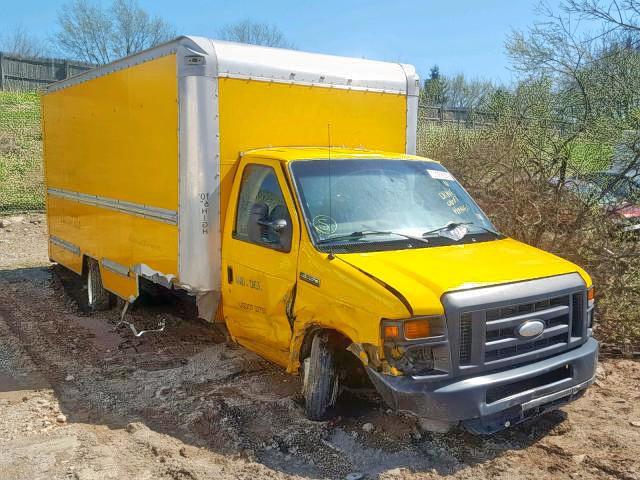 1FDWE3FS5EDA41483 - 2014 FORD E350 YELLOW photo 1