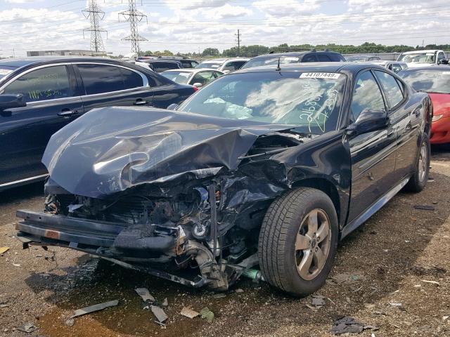 2G2WP522X51216889 - 2005 PONTIAC GRAND PRIX BLACK photo 2