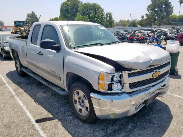 1GCRCSE07DZ142995 - 2013 CHEVROLET SILVERADO SILVER photo 1