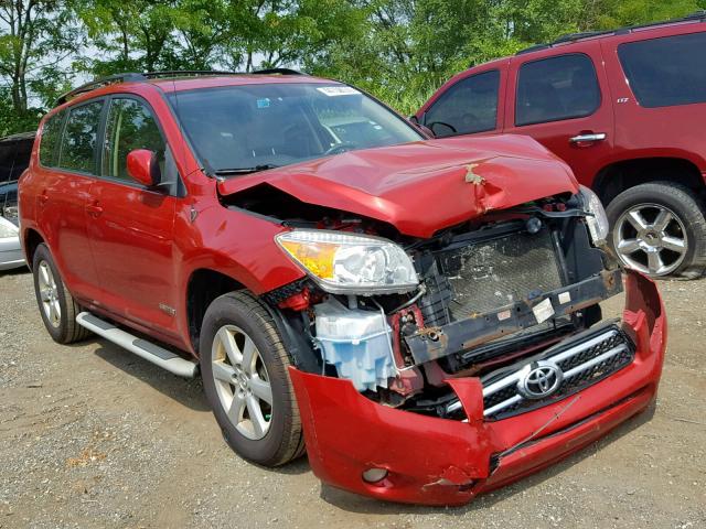 JTMBD31V386081240 - 2008 TOYOTA RAV4 LIMIT RED photo 1