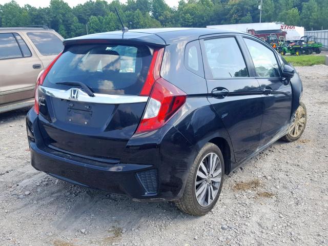 3HGGK5H84FM757944 - 2015 HONDA FIT EX BLACK photo 4