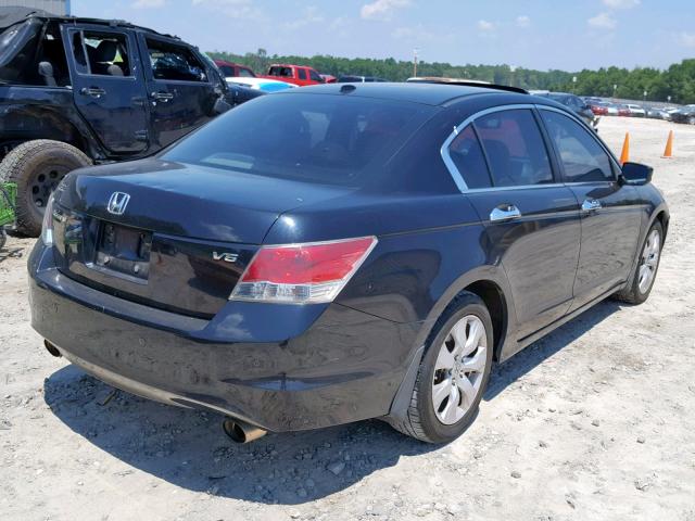 1HGCP36888A066083 - 2008 HONDA ACCORD EXL BLACK photo 4