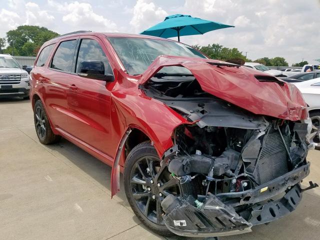 1C4RDHDG3JC282068 - 2018 DODGE DURANGO GT RED photo 1