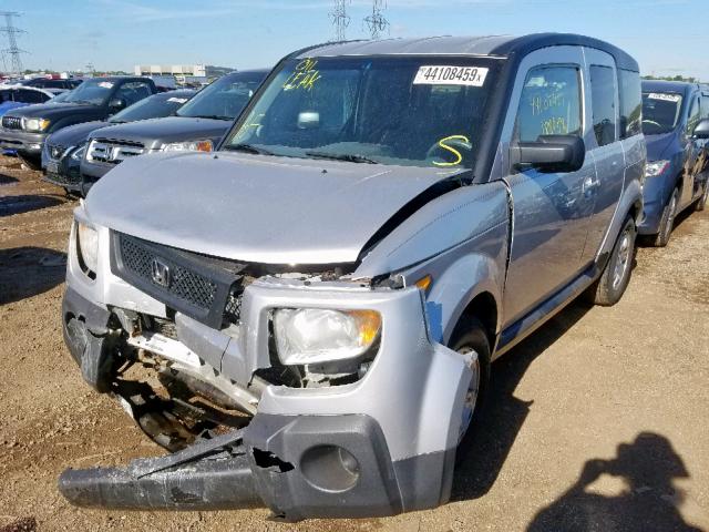 5J6YH18746L008624 - 2006 HONDA ELEMENT EX GRAY photo 2