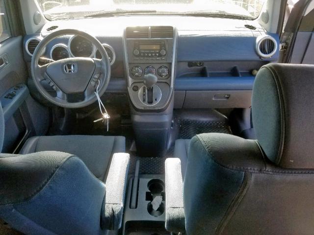 5J6YH18746L008624 - 2006 HONDA ELEMENT EX GRAY photo 9