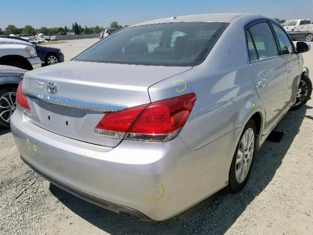 4T1BK3DB9CU450898 - 2012 TOYOTA AVALON BAS SILVER photo 4