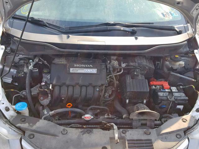 JHMZE2H54AS019319 - 2010 HONDA INSIGHT LX SILVER photo 7