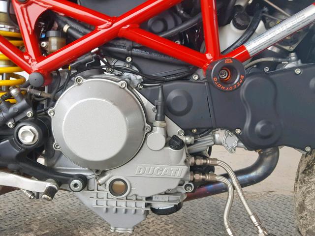 ZDM1RB5T77B092218 - 2007 DUCATI MONSTER S4 GRAY photo 7