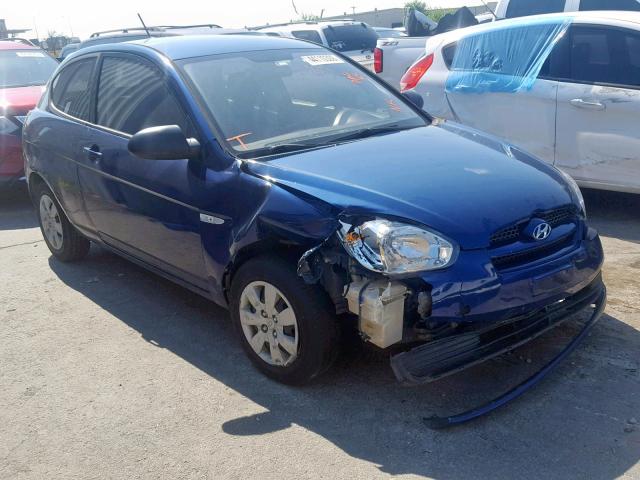 KMHCM36C19U109931 - 2009 HYUNDAI ACCENT GS BLUE photo 1