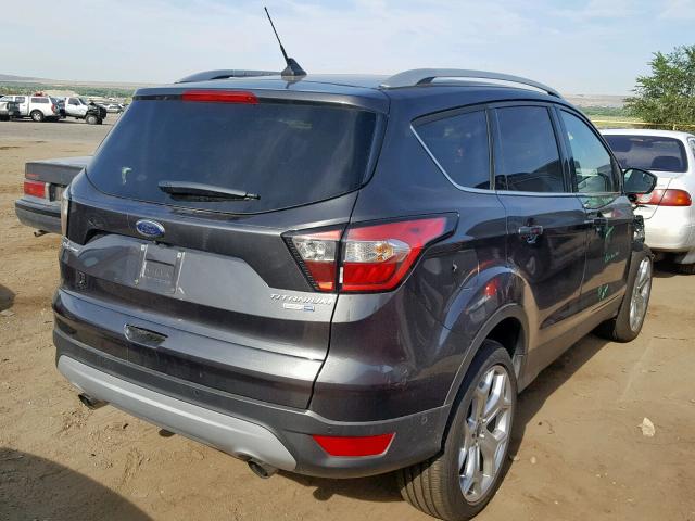 1FMCU9J96JUD44053 - 2018 FORD ESCAPE TIT GRAY photo 4