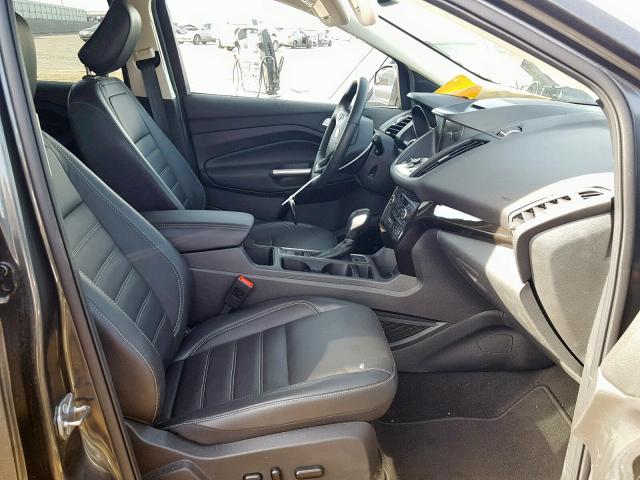 1FMCU9J96JUD44053 - 2018 FORD ESCAPE TIT GRAY photo 5