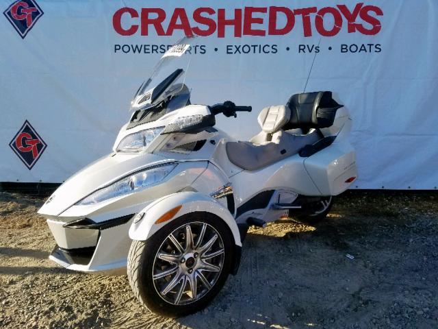 2BXNBDD12EV001231 - 2014 CAN-AM SPYDER ROA WHITE photo 10