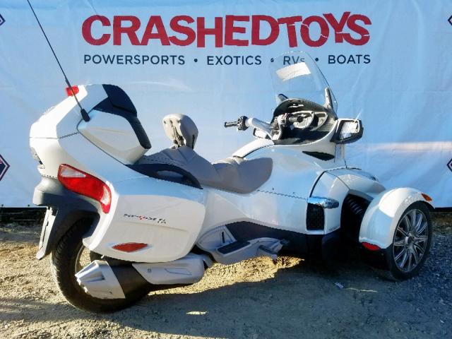 2BXNBDD12EV001231 - 2014 CAN-AM SPYDER ROA WHITE photo 12