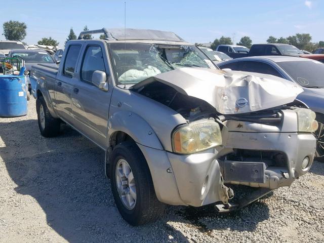 1N6ED29X93C405487 - 2003 NISSAN FRONTIER C GRAY photo 1