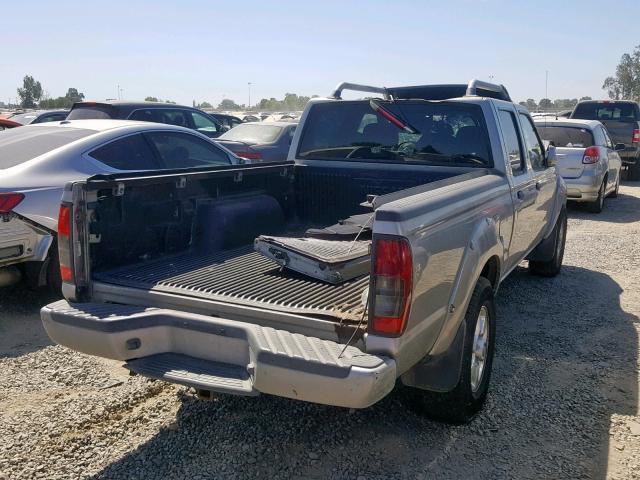 1N6ED29X93C405487 - 2003 NISSAN FRONTIER C GRAY photo 4