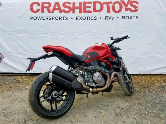 ZDMMACFW5HB023855 - 2017 DUCATI MONSTER 12 RED photo 12