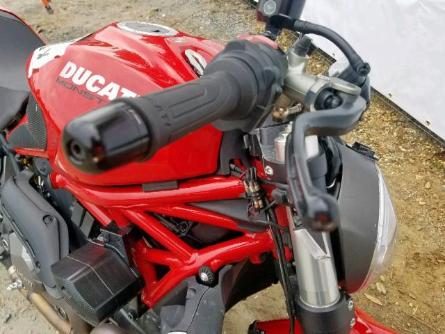 ZDMMACFW5HB023855 - 2017 DUCATI MONSTER 12 RED photo 16