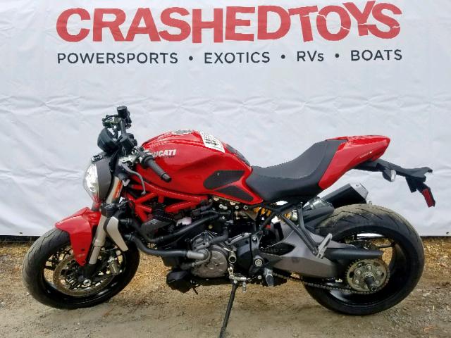 ZDMMACFW5HB023855 - 2017 DUCATI MONSTER 12 RED photo 3