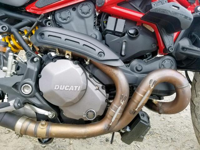 ZDMMACFW5HB023855 - 2017 DUCATI MONSTER 12 RED photo 5