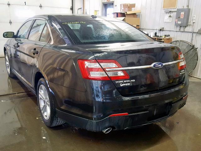 1FAHP2E8XEG112480 - 2014 FORD TAURUS SEL BLACK photo 3