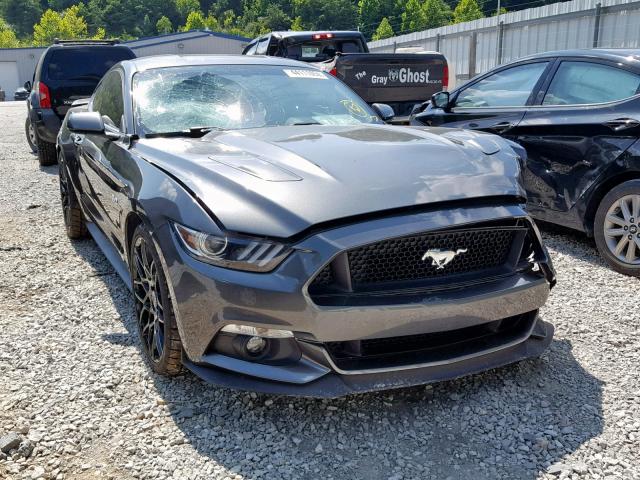 1FA6P8CF8F5395356 - 2015 FORD MUSTANG GT CHARCOAL photo 1